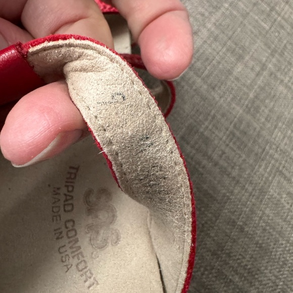 SAS Red Strappy Sandals - Picture 7 of 7